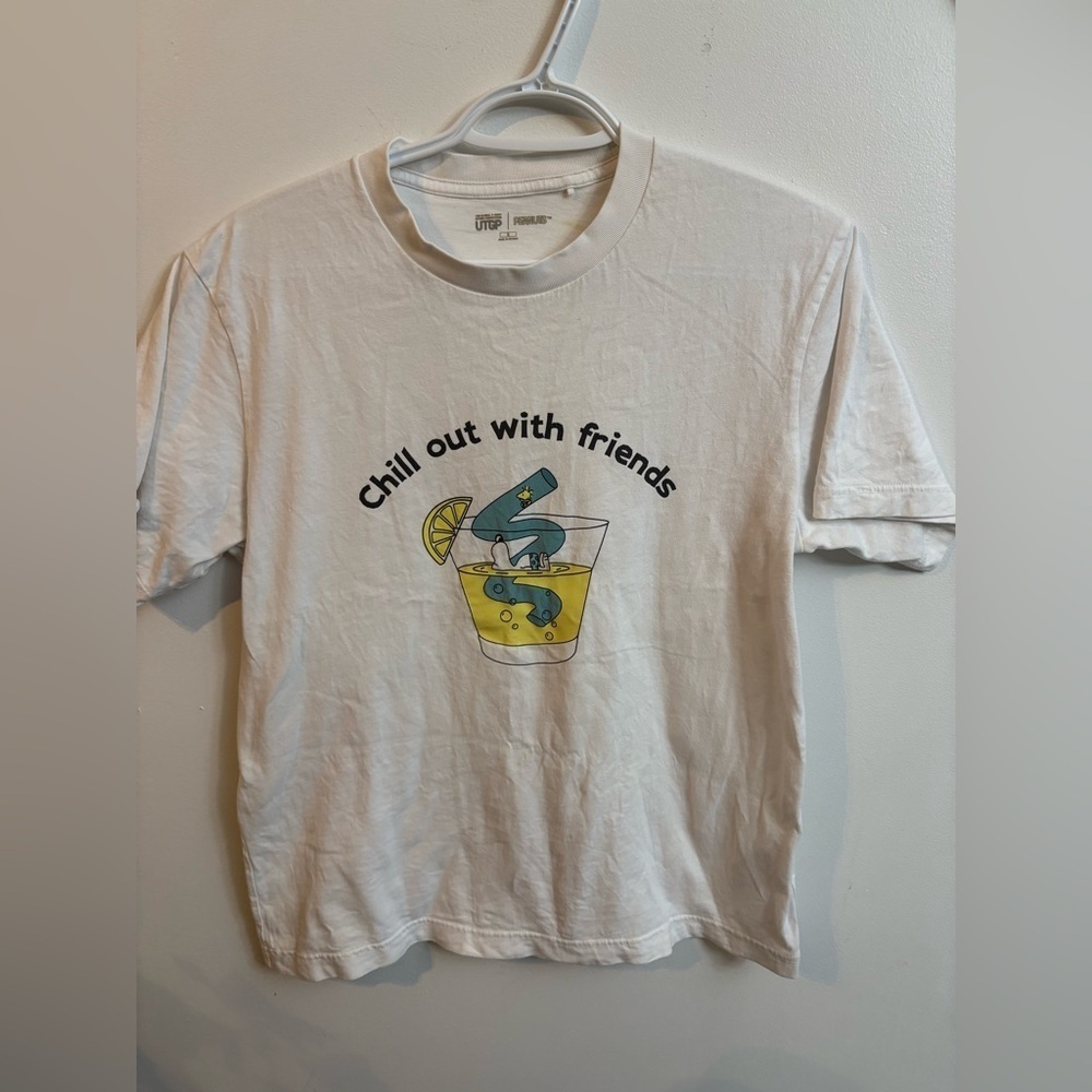 Uniqlo X Peanuts short sleeve oversized unisex size small